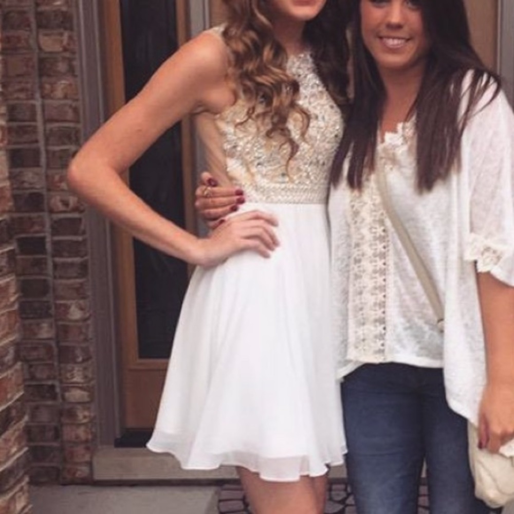 White Homecoming/Prom/Wedding Dress